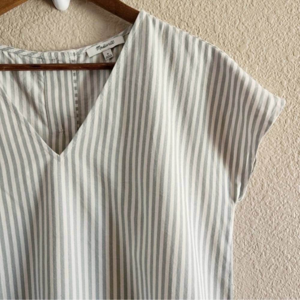 Madewell Striped Easy Button Back Pullover Shift … - image 4